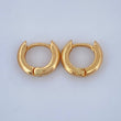 Candongas Lia 1.5gr / 1/4 in / Oro Amarillo 18K $
