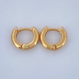 Candongas Lia 1.5gr / 1/4 in / Oro Amarillo 18K $