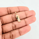 Pendant Saint Jude 1.15 g / 1 in Three Golds 18K