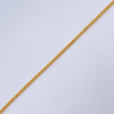 Franco Bracelet 1.6gr / 7.5in / 18K Gold +3 $