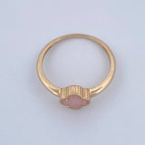 Anillo Trebol 2.25gr / T8 / Oro Amarillo 18K &