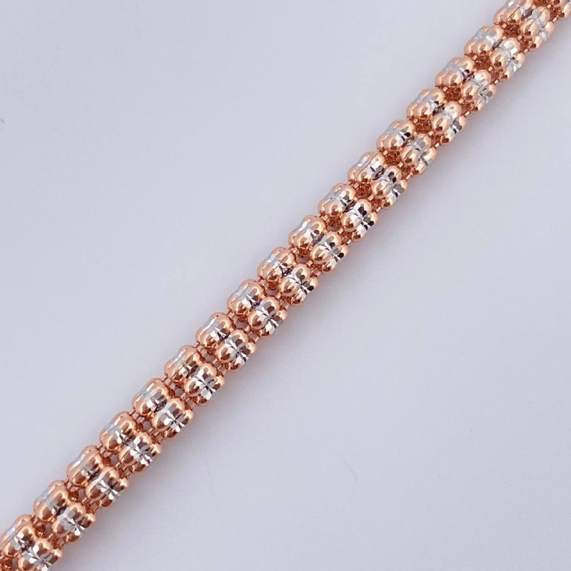 Bracelet Ice 9.65gr / 7.9in / +4 18K Gold &