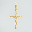 Pendant Cross Christ 1.6 g / 2 in Yellow Gold 18K!