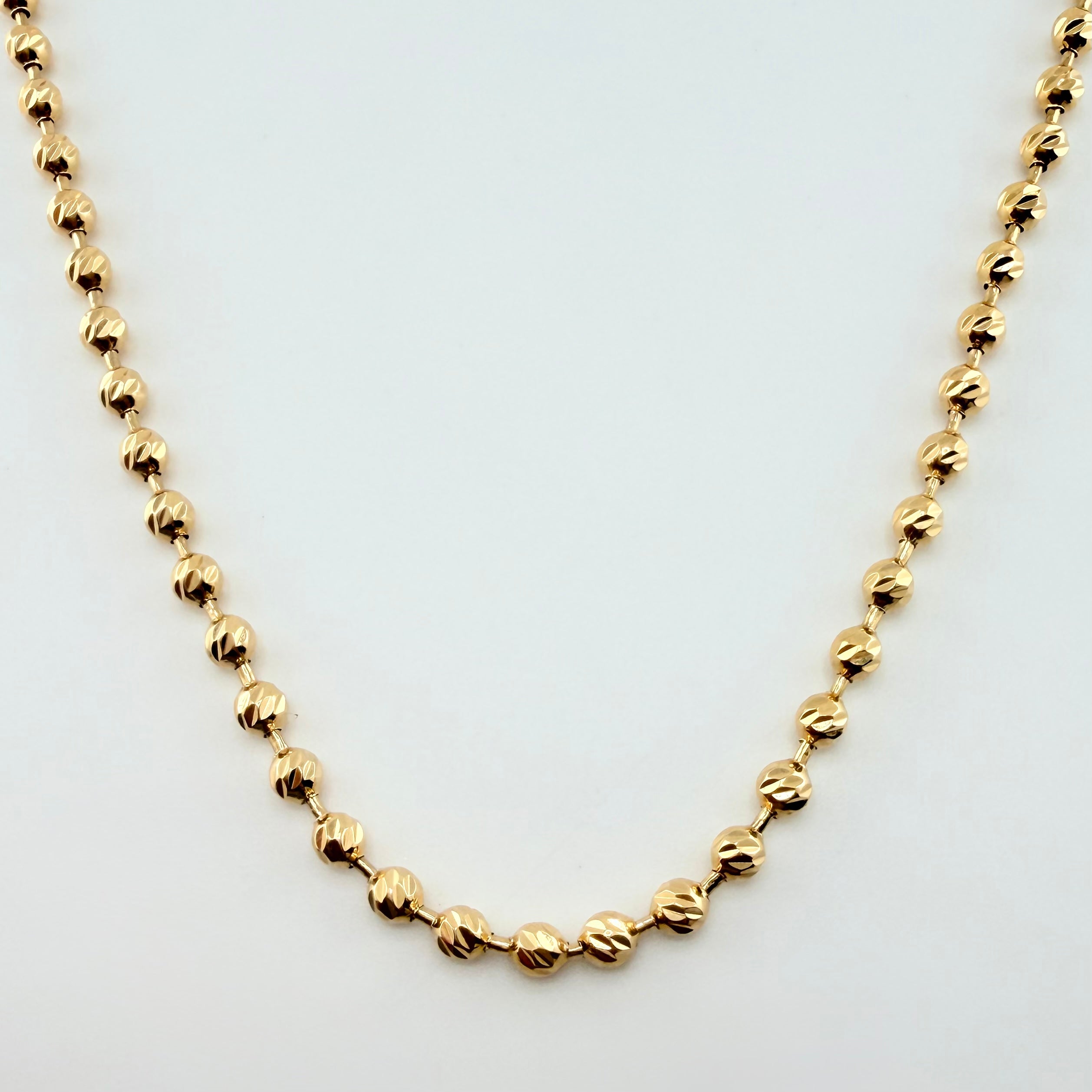 Cadena Militar 22.6gr / 23 1/2 in / 3.8mm Oro Amarillo +3 18K ©