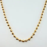 Cadena Militar 22.6gr / 23 1/2 in / 3.8mm Oro Amarillo +3 18K ©