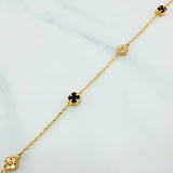 Clover Bracelet Classic Link 2.6 g / 8 1/4 in / 4.8 mm Yellow Gold 18K