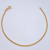 Franco Bracelet 1.65gr / 7.5in / 18K Gold +3 $