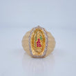 Virgin Guadalupe Ring 11gr / Size 12.5 / 18K Gold $