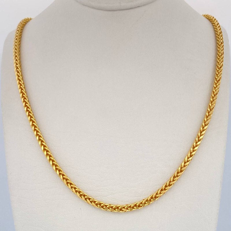 Cadena Franco 8.9gr / 44.5cm / Oro Amarillo +3 18K $