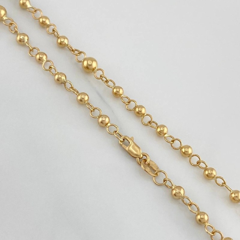 Miraculous Rosary 6.4 g / 18 1/4 in / 2.8 mm 18K Yellow Gold