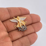 Charm San Miguel 8.45gr / 1.1in / Three 18K Golds $