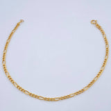 Figaro Bracelet 1.15gr / 7 3/4 in / 18K Gold +1 $
