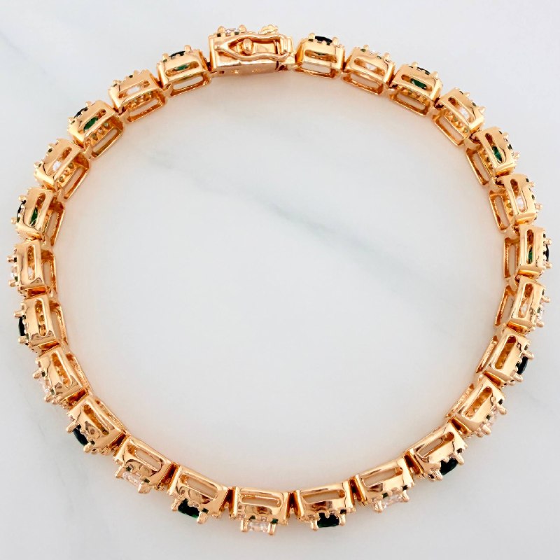 Pulso Tennis 24.35 g / 7 3/4 in / 6.7 mm Oro Amarillo 18K