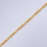 Figaro Bracelet 1.15gr / 7 3/4 in / 18K Gold +1 $