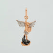 Pendant Saint Michael 1.75 g / 1 in Three Golds 18K