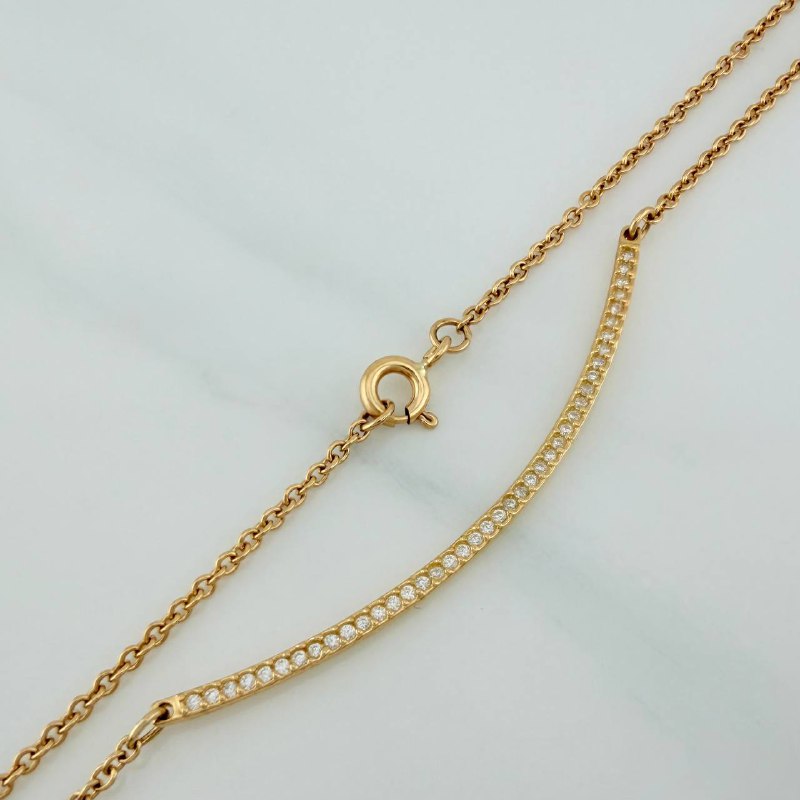 Half Moon Chain Classic Link 4.1gr / 17 1/2 in / Yellow Gold Nac.Esp. 18K $