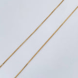 Venetian Chain and Pendant Set + Virgin of Carmen 1.85gr / 18K Gold $