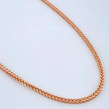 Cadena Franco 5.65gr / 23 1/2 in / Oro Rosa +3 18K %