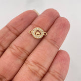 Charm Crown 0.65 g / 1/2 in 18K Yellow Gold