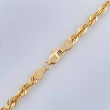 Rope Chain 8.05gr / 23 1/2 in / 3mm Yellow Gold +3 18K &