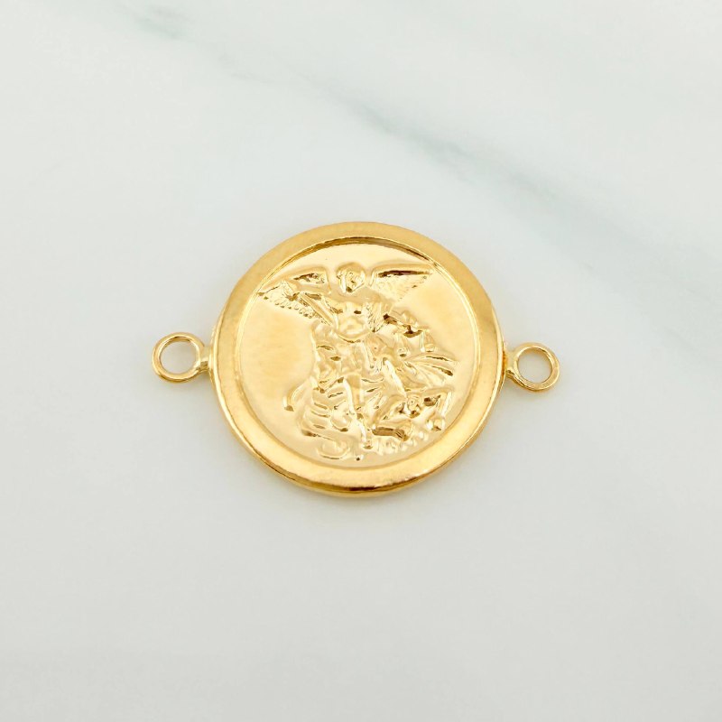 Herraje San Miguel Arcangel 1.35 g / 1 in Oro Amarillo 18K