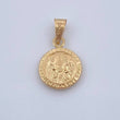 Pendant Holy Family 0.5gr / 0.8in / 18K Gold +0$