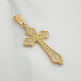 Dije Cruz Gotica 2.05gr / 1 1/2 in / Oro Amarillo 18K &