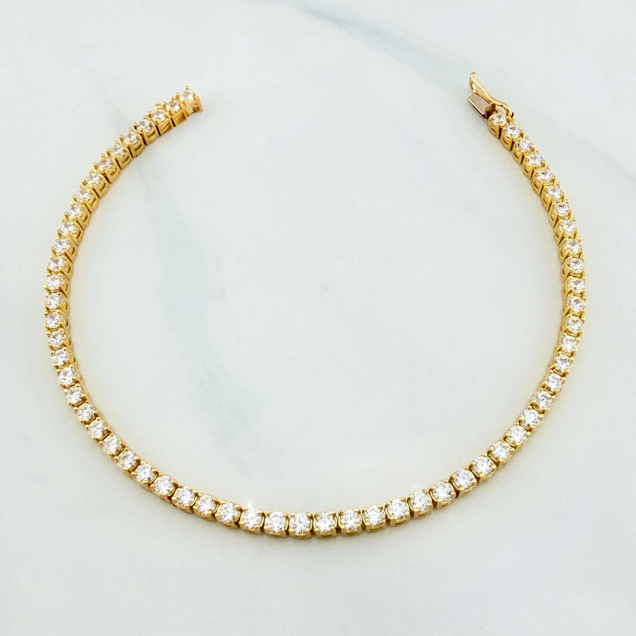 Pulso Tennis 11.35 g / 7 1/2 in / 2.9 mm Oro Amarillo 18K