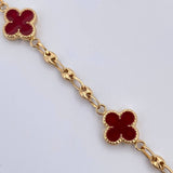 Bracelet Clover Gc 4gr / 7.1in / 18K Gold &