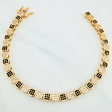 Bracelet Honeycomb 16.45 g / 8 in / 5.4 mm Yellow Gold 18K