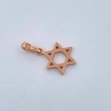David Star Pendant 1.4gr / 3/4 in / 18K Gold +0$