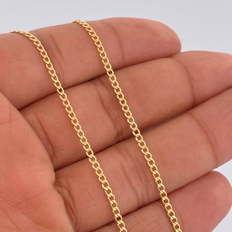 Cuban Links 2gr / 17.7in / 18K Gold +1 $