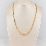 Cadena Ice 12 g / 19 3/4 in / 2.3 mm Tres Oros 18K