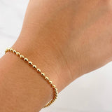 Military Bracelet 5.4g / 7 3/4 in / 2.9mm Yellow Gold 18K