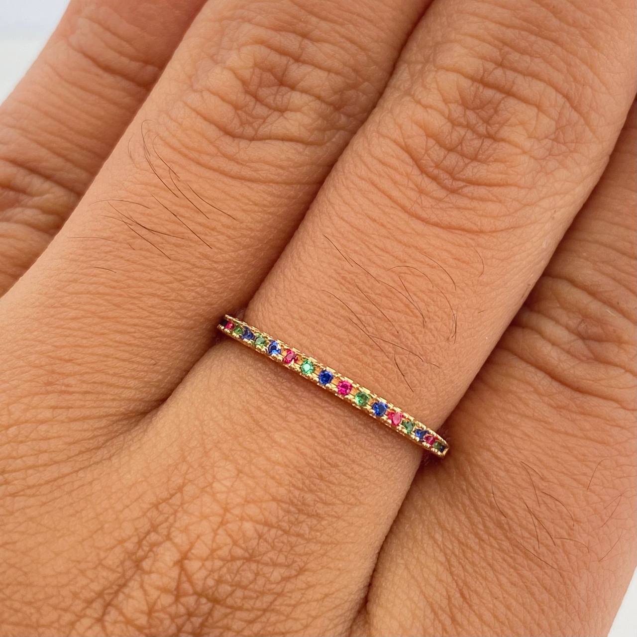 Anillo Churumbela 1.35gr /  T6 / Oro Amarillo 18K &