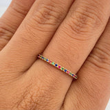 Anillo Churumbela 1.35gr /  T6 / Oro Amarillo 18K &