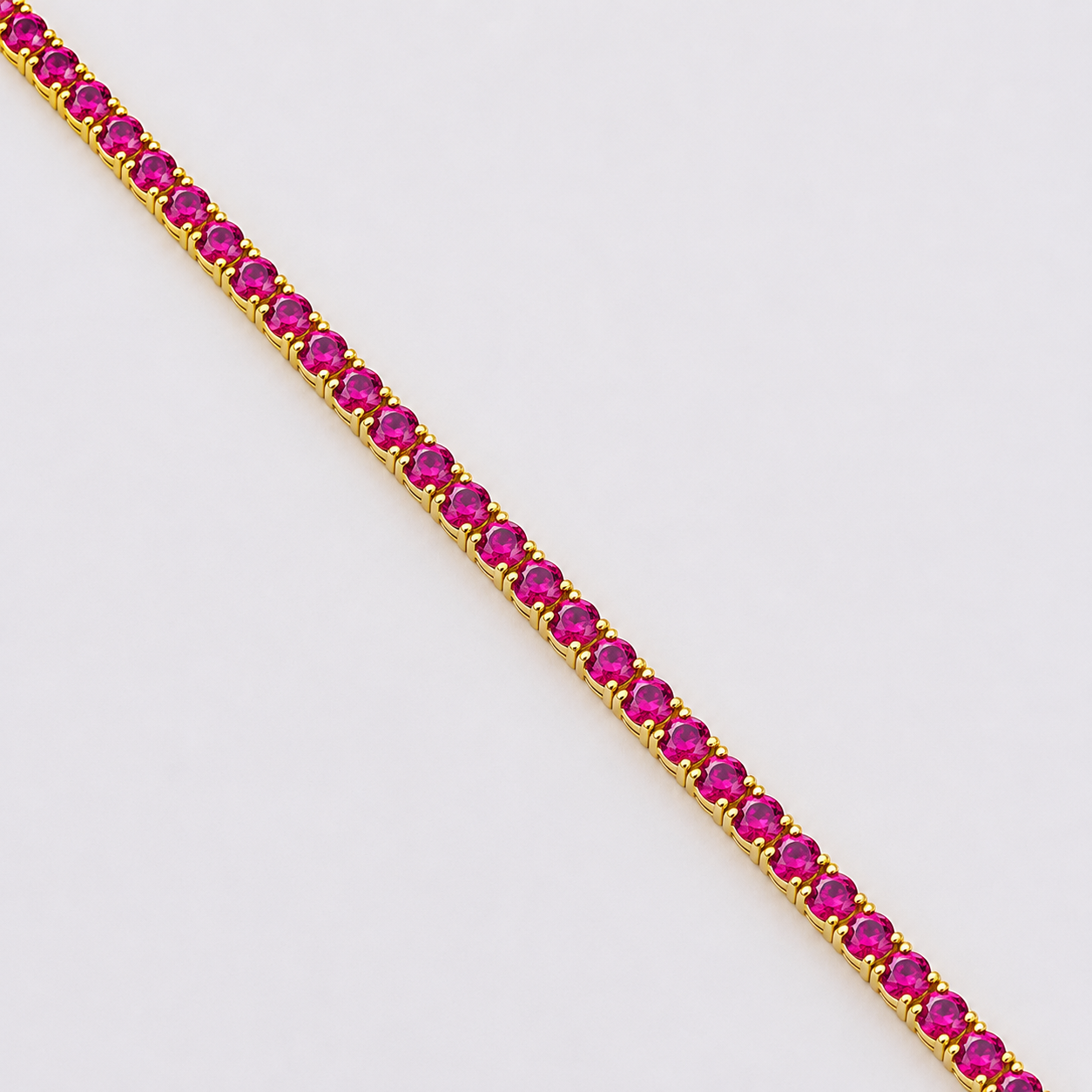 Pulso Tenis 3.85g / 7 in / 1.6mm Oro Amarillo 18K