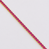 Pulso Tenis 3.85g / 7 in / 1.6mm Oro Amarillo 18K