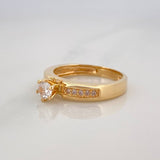 Solitaire Ring Bridge 3.5 g / T6 1/4 Yellow Gold 18K