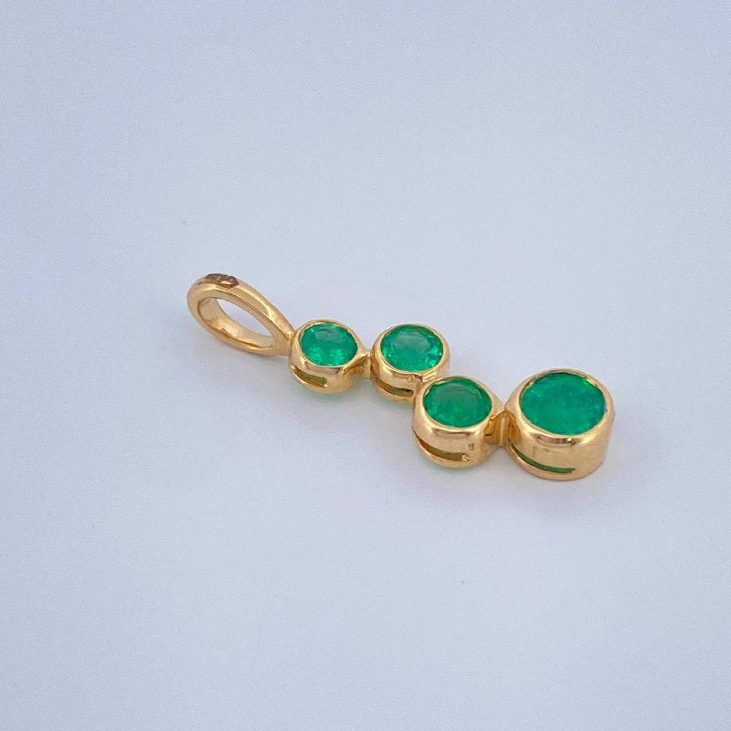 Pendant Beads 0.85gr / 0.75in / 18K Gold $