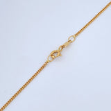 Cadena Mini Cubana 1.55gr / 60.4cm / Oro Amarillo +1 18K $