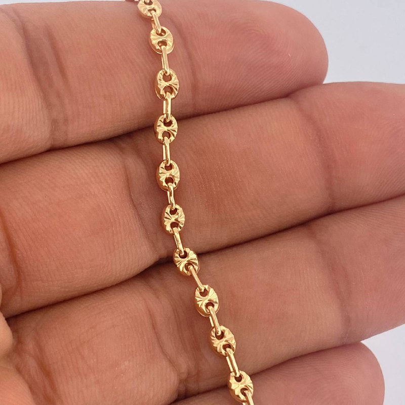 Anklet Gc 3.3gr / 9 3/4 in / 18K Gold $