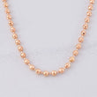 Cadena Militar 14.2g / 24 in / 2.9mm Oro Rosa 18K