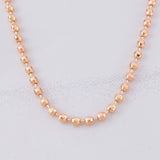 Cadena Militar 14.2g / 24 in / 2.9mm Oro Rosa 18K