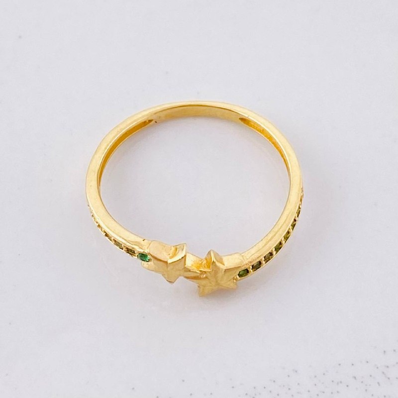 Star Ring 1.4g / T5 1/4 Yellow Gold 18K