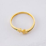 Star Ring 1.4g / T5 1/4 Yellow Gold 18K