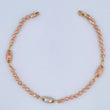 Rustic Military Screw Type Bracelet 7.3gr / 8.3in / 18K Gold &