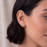 Topos Bola Diamantada 1.1 g / 8 mm Oro Amarillo 18K