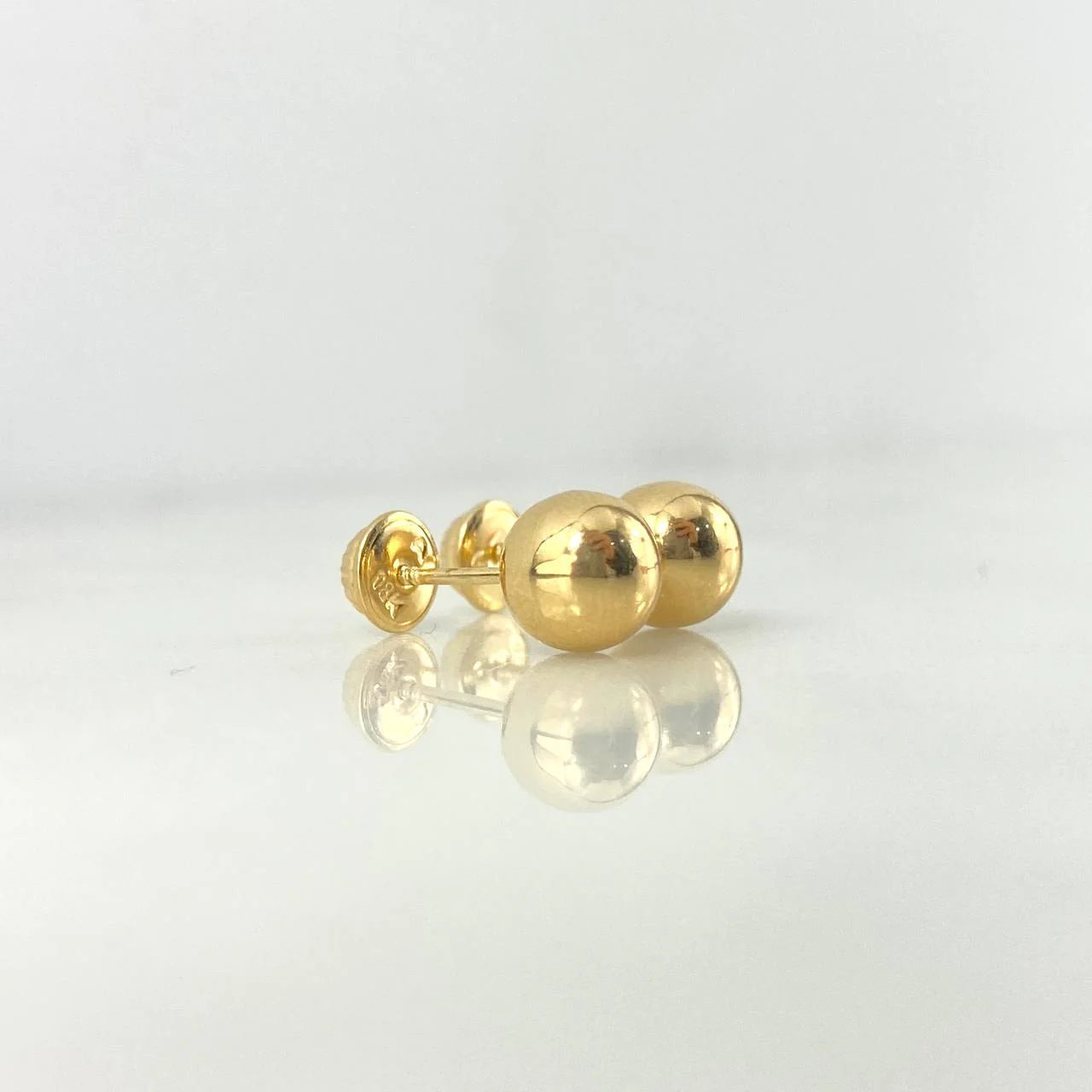 Topos Bola 0.95 g / in / 8 mm Oro Amarillo 18K
