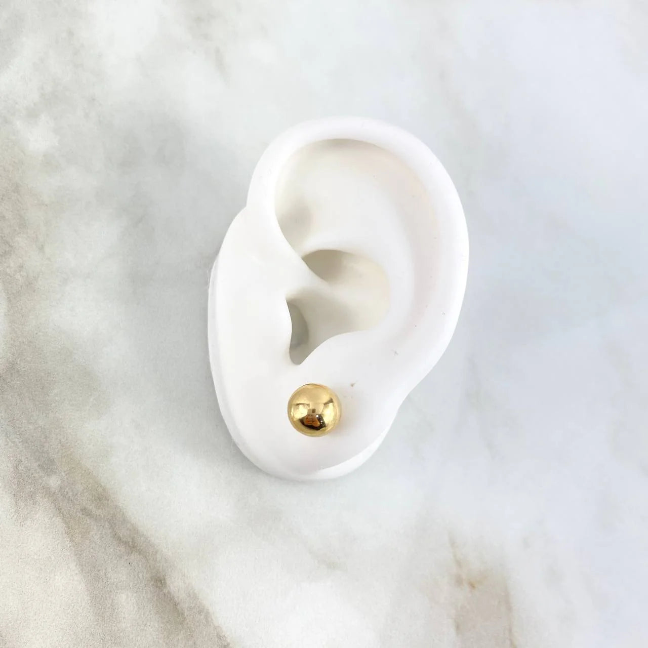 Topos Bola 0.95 g / in / 8 mm Oro Amarillo 18K